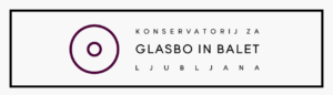 Logo Konservatorija za glasbo in balet Ljubljana